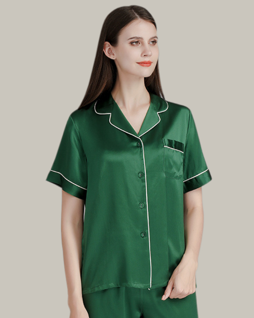 Duet PJ Set in Green