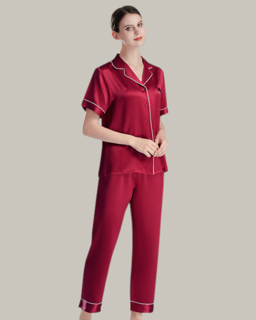 Duet PJ Set in Red