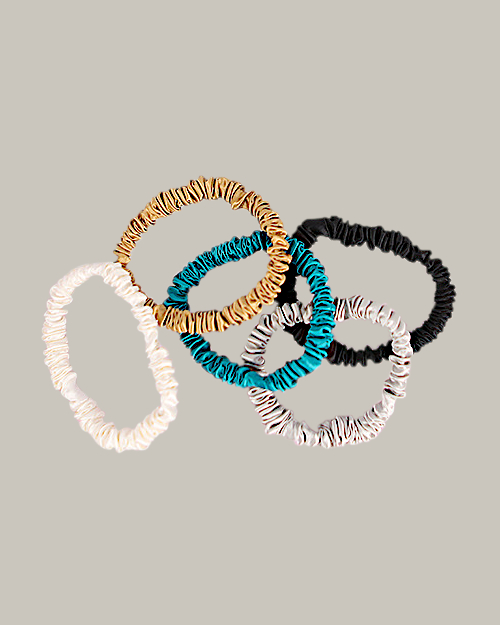 22 Momme Slim Hair Scrunchie