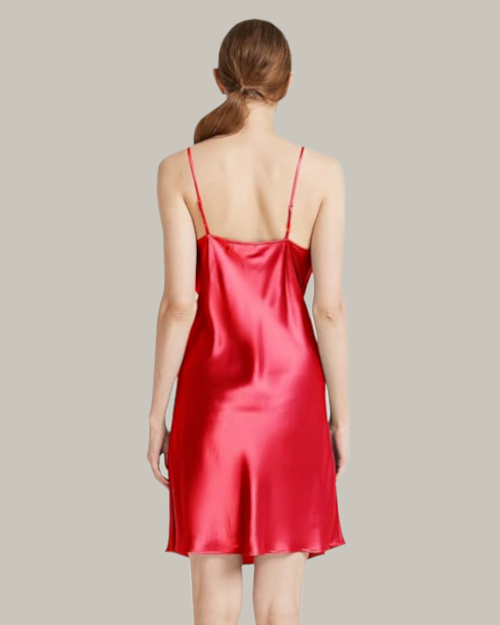 Deep Red Camisole Slip