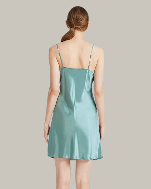 Basic Camisole Slip In Aquarium Green