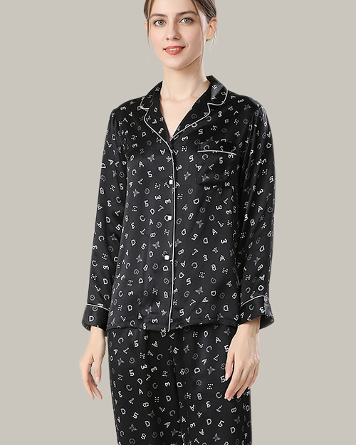 Alphabet Long PJ Set