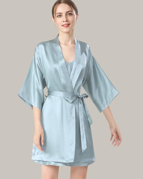 Camisole Slip Set In Mint Green