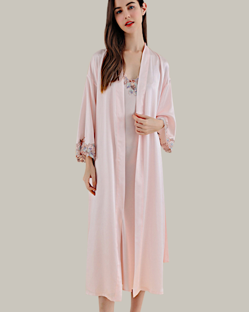 Camisole Slip Set With Lace Trim