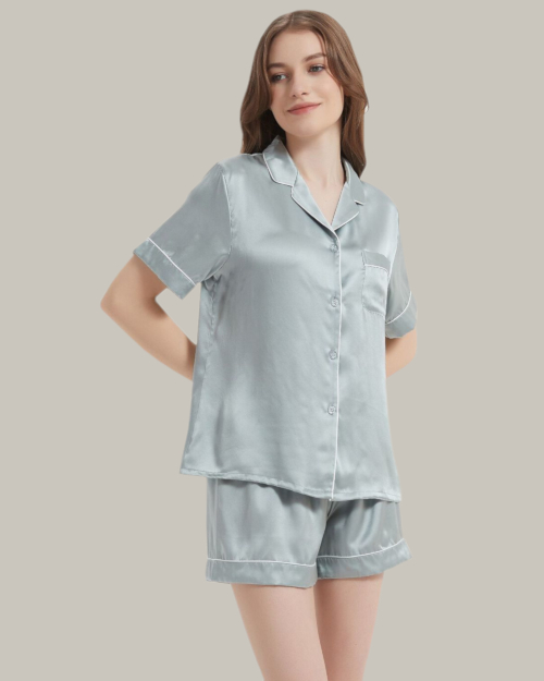 Classic Short PJ Set In Mint