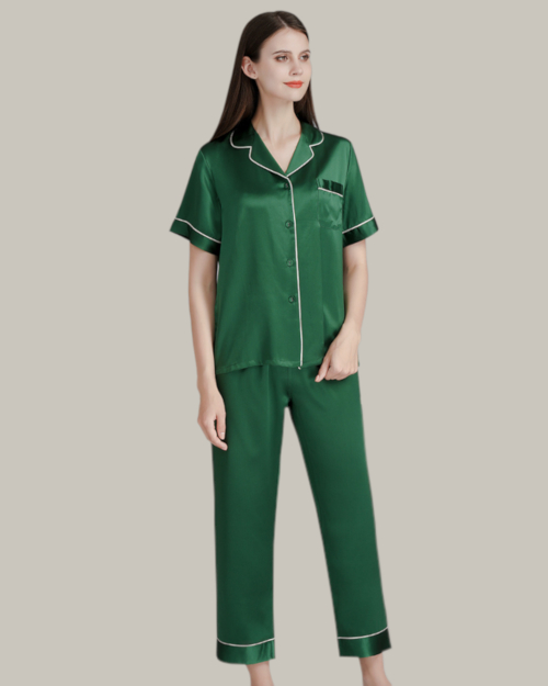 Duet PJ Set in Green