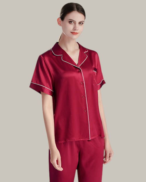 Duet PJ Set in Red
