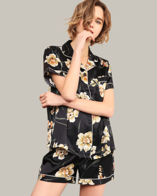 Elegant Orchids Short PJ Set