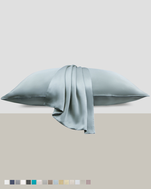 Haze Blue 22 Momme Pillowcase