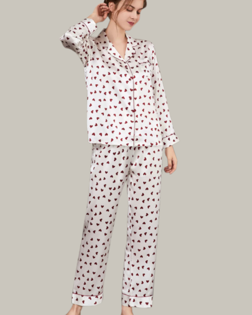Love Hearts Long PJ Set