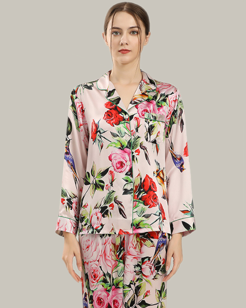 Rose Garden Long PJ Set