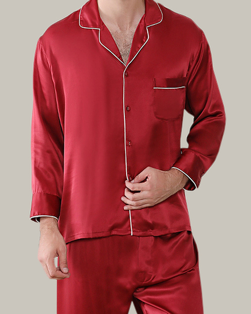 Men's Long Sleeve Pajama Sets